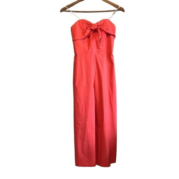 Amanda Uprichard Strapless Jumpsuit with Bow - Picture 2 of 9